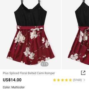 Shein plus sized romper 0xl